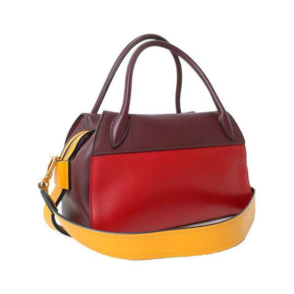Prada Bag 2WAY Bowling Ribbon - Picture 1 of 5